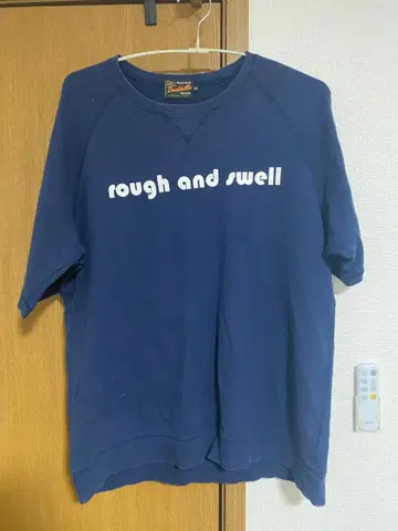러프앤스웰 rough & swell 반팔 맨투맨 네이비 XL