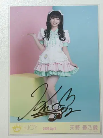 아마노 코노아 브로마이드 다이너 의상 친필 히키 니어조이