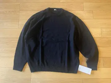 A.PRESSE Washed SilkNep CrewNeck Sweater