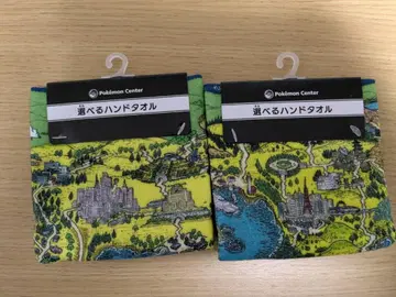 포켓몬 센터 한정판 금은 25주년 선택형 핸드 타월 칸토 조토