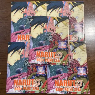 NARUTO 바디 페인트 씰 나루토 5장 세트