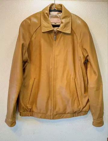 IZOD 아이조드 가죽 자켓 L 카멜