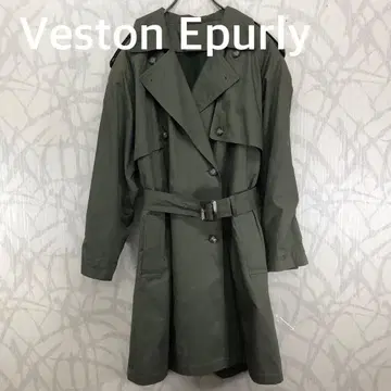 새상품 Veston Epurly 트렌치코트 캐시미어 이탈리아 원단 FM