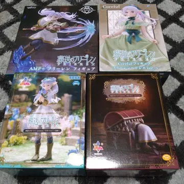 장송의 프리렌 피규어 4체 세트 인미믹 꽃밭 amp+ 드레스