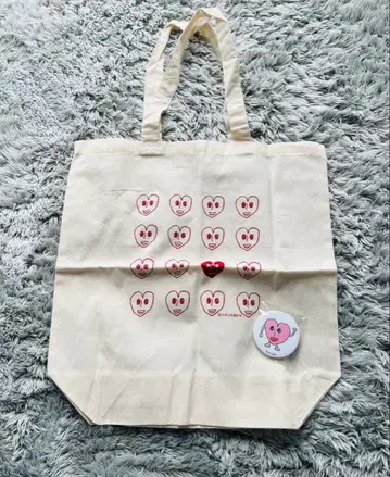 나폴리의 남자들 하트군 토트백 캔뱃지 세트