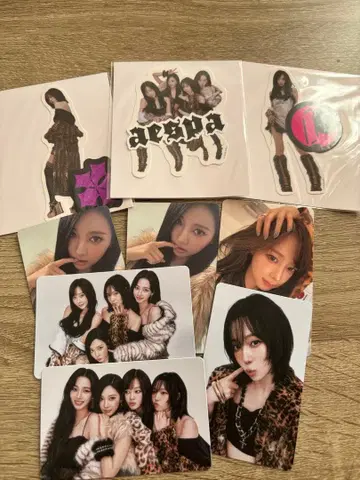 aespa 랜덤 토이 6000엔 트레이딩 카드 외
