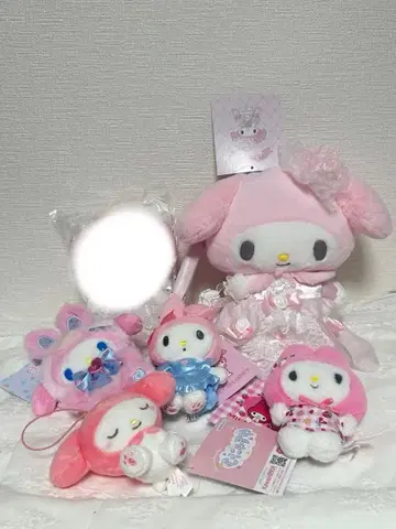 레이디 마이멜로디 봉제 인형 숄더백 산리오 5개 세트
