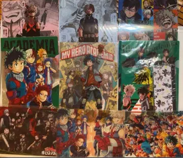 나의 히어로 아카데미아 히로아카 클리어 파일 책받침 문구 세트