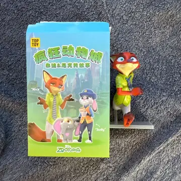 주토피아 닉 와일드 피규어
