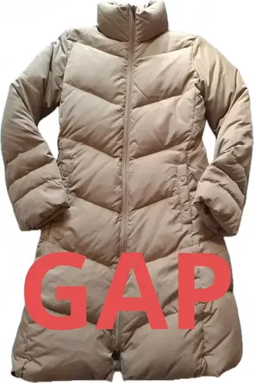 GAP 갭 베이지 다운 코트 xs 슬림