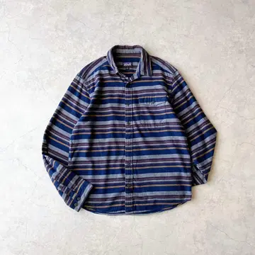 00s Patagonia 라이트웨이트 피요르드 플란넬 셔츠 보더