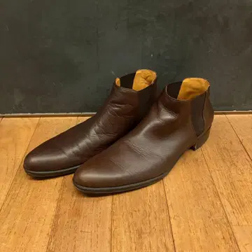 라드 뮤지션 사이드 고어 부츠 천연 가죽 고급 브라운 44