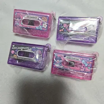 르세라핌 카세트 테이프 참 가챠 4개 세트