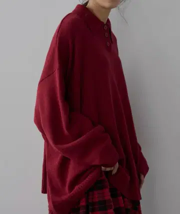 미사용 Libra cue 리브라큐 폴로 니트 풀오버