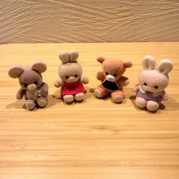 요시토쿠 봉제 인형 가챠 피규어 컬렉션 4세트