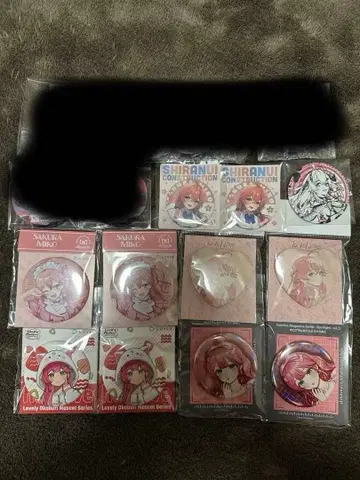 사쿠라미코 캔뱃지 묶음 판매