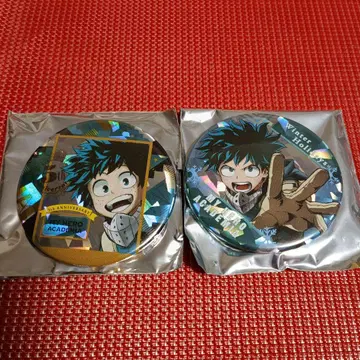 나의 히어로 아카데미아 발렌타인 페어 홀로그램 캔뱃지 미도리야