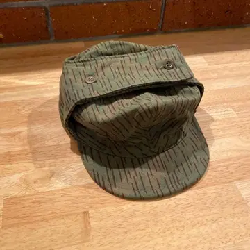 60s 체코군 레인드롭 카모 필드캡 1963년 TONAK