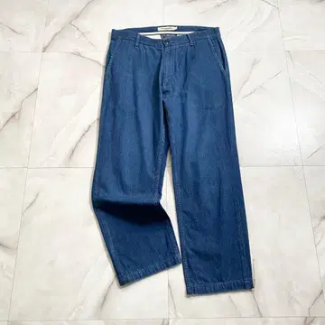 A18535 FOB 팩토리 라이트 온스 데님 슬랙스 호스피탈 팬츠