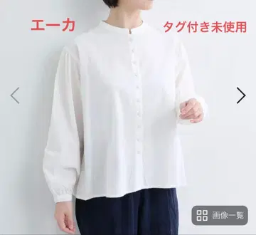 나츄란 에이카*택 포함 미사용 미세 기모 블라우스