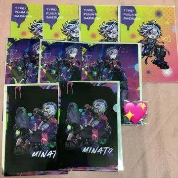 니지산지 Stun Mode 혜택 클리어 파일 랜덤 캔뱃지 후와 미나토