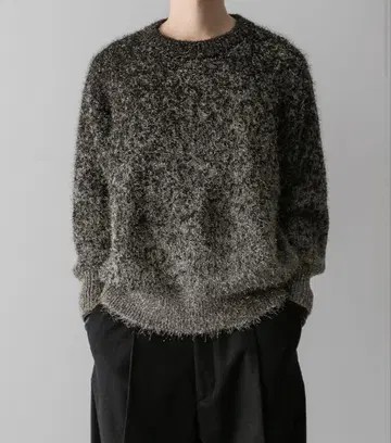 ssstein GLITTER FUR KNIT GRADATION