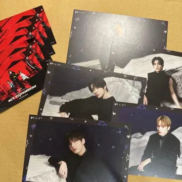 TXT 난바 엽서 5장 스티커 5장