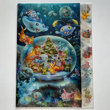 포켓몬 A4 클리어 파일 크리스마스 타마자라시 팽도리 오 파