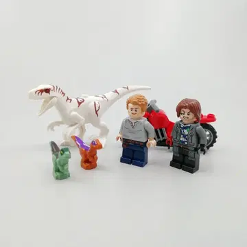 레고 쥬라기 월드 공룡 아트로키랍토르 바이크