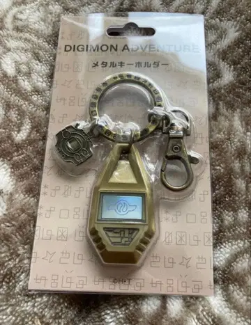 디지몬 문장 메탈 키링 우정의 문장