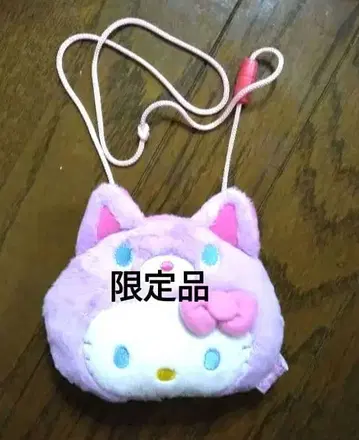 레어 키티 라벤더 키티 한정품 지갑 동전 지갑 봉제 인형 미니백
