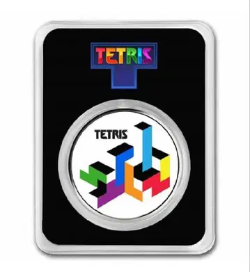 APMEX 완판템 테트리스 컬러 은화 1 온스 TEP