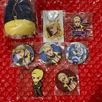 프로슈토 굿즈 8점 세트 1 죠죠의 기묘한 모험 제5부 황금의 바람