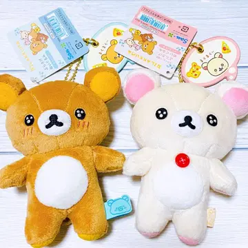 리락쿠마 코리락쿠마 매달리는 봉제 인형 모두 함께 만푸쿠마쿠마쿠