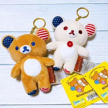 리락쿠마 20주년 기념 USA 매달기 봉제 인형