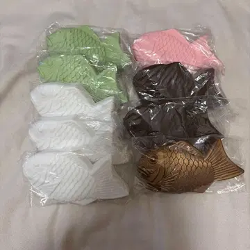 붕어빵 실리콘 파우치 가챠 캡슐 토이 묶음 판매