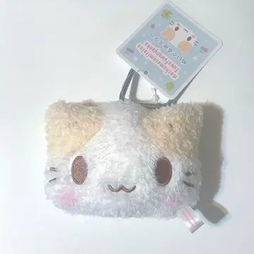 [미사용 새상품] 마쉬멜로우 같은 폭신폭신 냥코 봉제 인형 거울 산리오