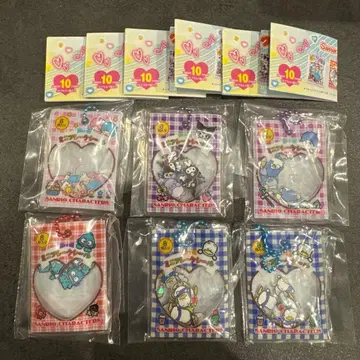 산리오 바스락 프레이크씰풍 참 6개 세트