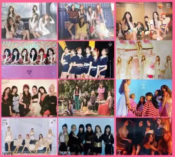 Apink 한국반 앨범 CD 특전 포스터 12장 세트 트레이딩 카드