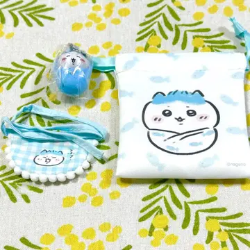 치이카와 baby 하치와레 트레이딩 미니 복조리 트레이딩 턱받이