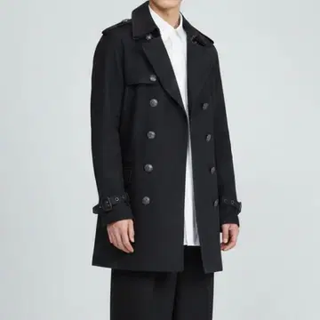 G7075*EDGE RUPERT 루퍼트 트렌치코트 블랙 2