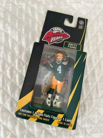 Topps Action NFL Flats Brett Favre 피규어