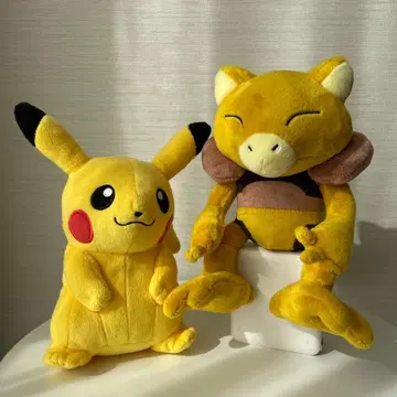 Nintendo/포켓몬 봉제 인형 피카츄와 꼬부기