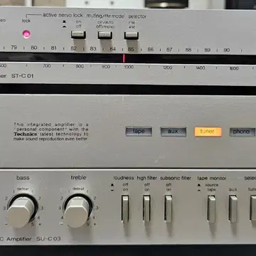 테크닉스 ST-C01/SU-C03 튜너 앰프 세트 | 브랜드 중고거래 플랫폼