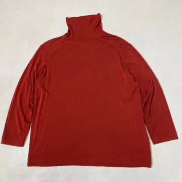 군겐도 Tomi 스트레치 레이온 7부 소매 하이넥 풀오버