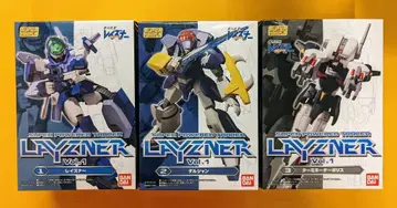 반다이 슈퍼 미니프라 푸른 유성 SPT 레이즈너 Vol.1 전 3종 세트