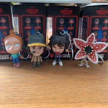 기묘한 이야기 피규어 키링 세미 컴프