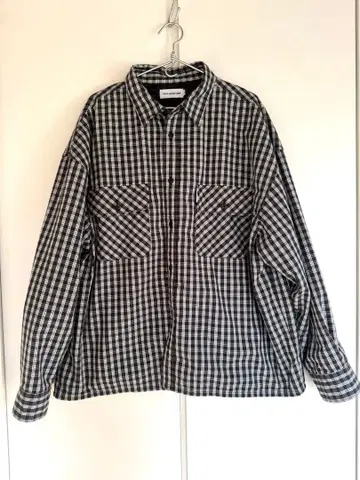 COOTIE Dobby Check Quilting CPO Jacket