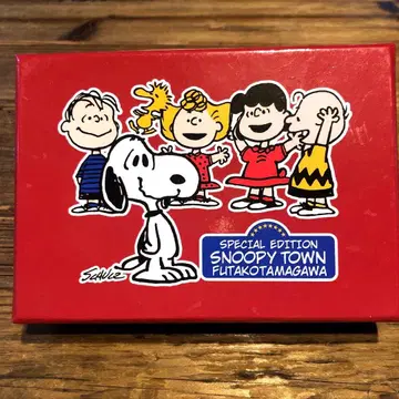 스누피 타운샵 후타코타마가와점 오픈 기념 BOX 핀 배지 세트