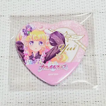 메루카리 택배 프리파라 유메카와 유이 유이 하트 캔뱃지 아모카페 등신